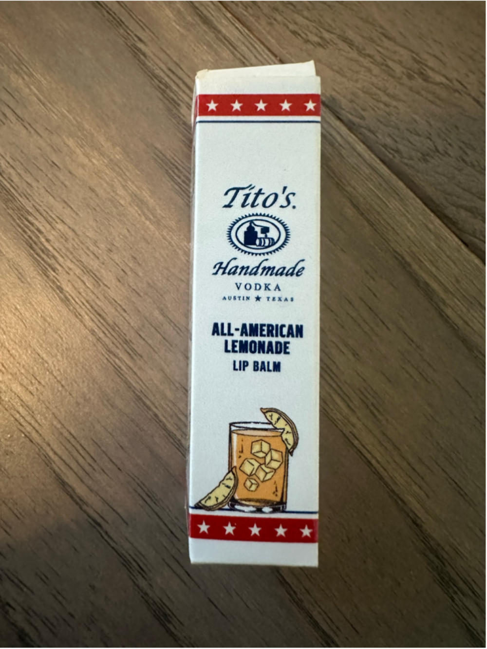 NWT Tito's Handmade Vodka All-American Lemonade Lip Balm